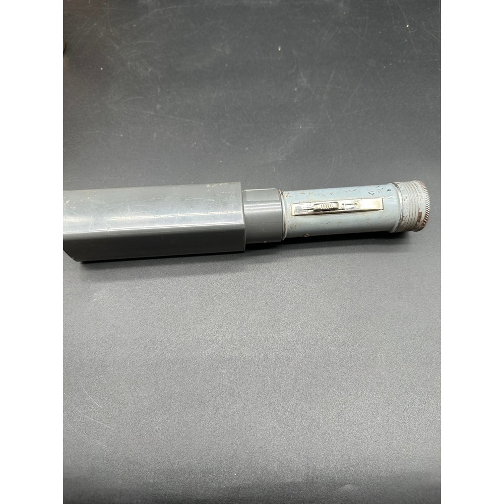 Vintage German Light Pointer Gray Metal Presentation Flashlight‎ Tool Teaching
